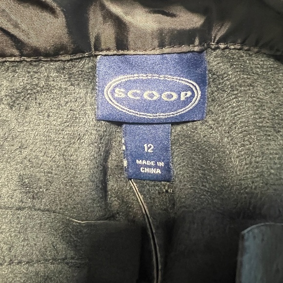 NWT Scoop faux leather black trousers - size 12 - Picture 5 of 6